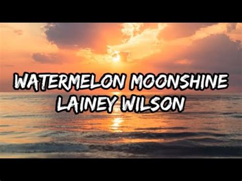 Aug 12, 2022 ... I love you, Lainey, but you need to put the lyrics in the CDs!!! 2 mos. 5. Emily Wise Lacoste. Listening to Watermelon Moonshine!! Love this ❤️.